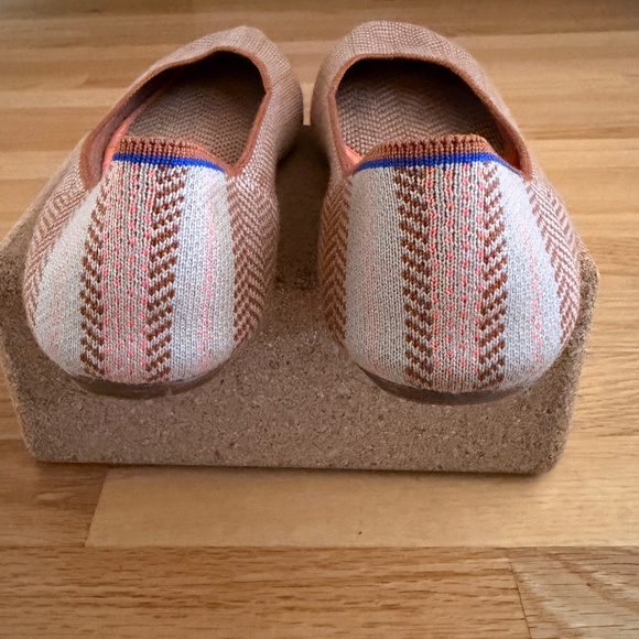 Rothy's Square Camel Herringbone Plaid Size 9 Flats - Picture 5 of 9